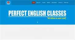 Desktop Screenshot of perfectenglishclasses.com